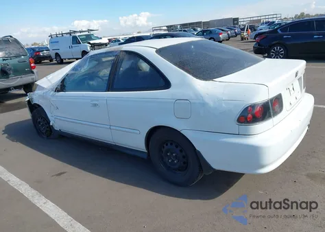 2000 Honda Civic Ex z USA, uszkodzony, nr VIN 1HGEJ8249YL020468
